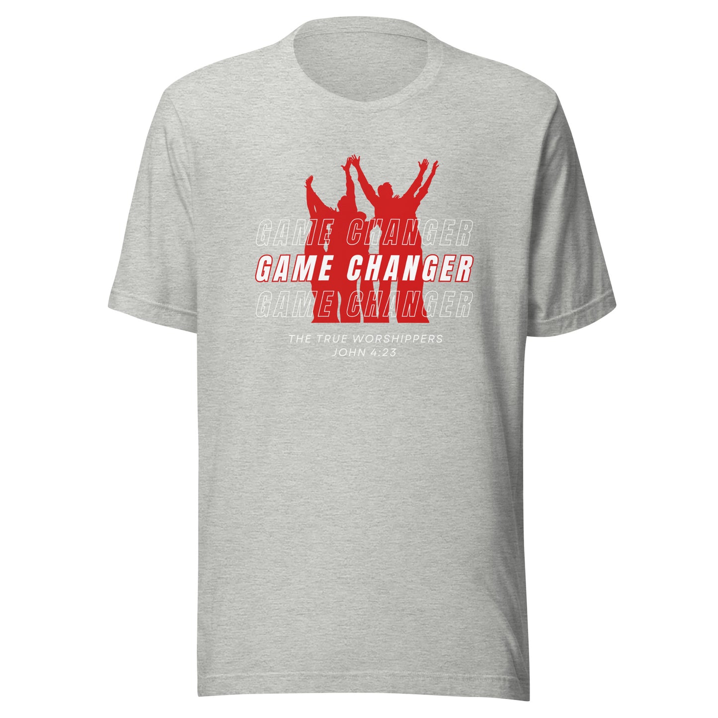 Game Changer Worship Red (John 4:23) Unisex T-shirt