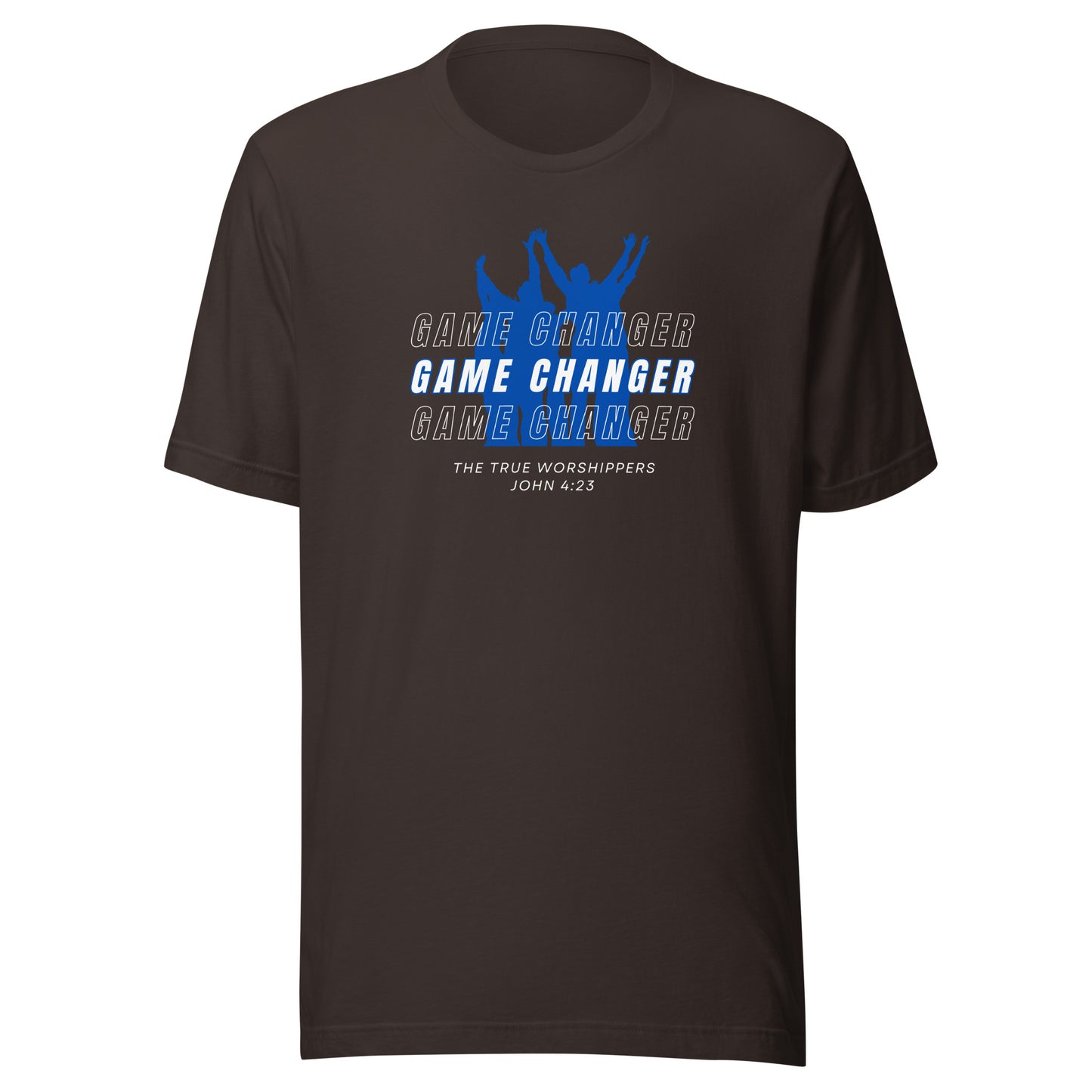 Game Changer (John 4:23) Blue Unisex t-shirt