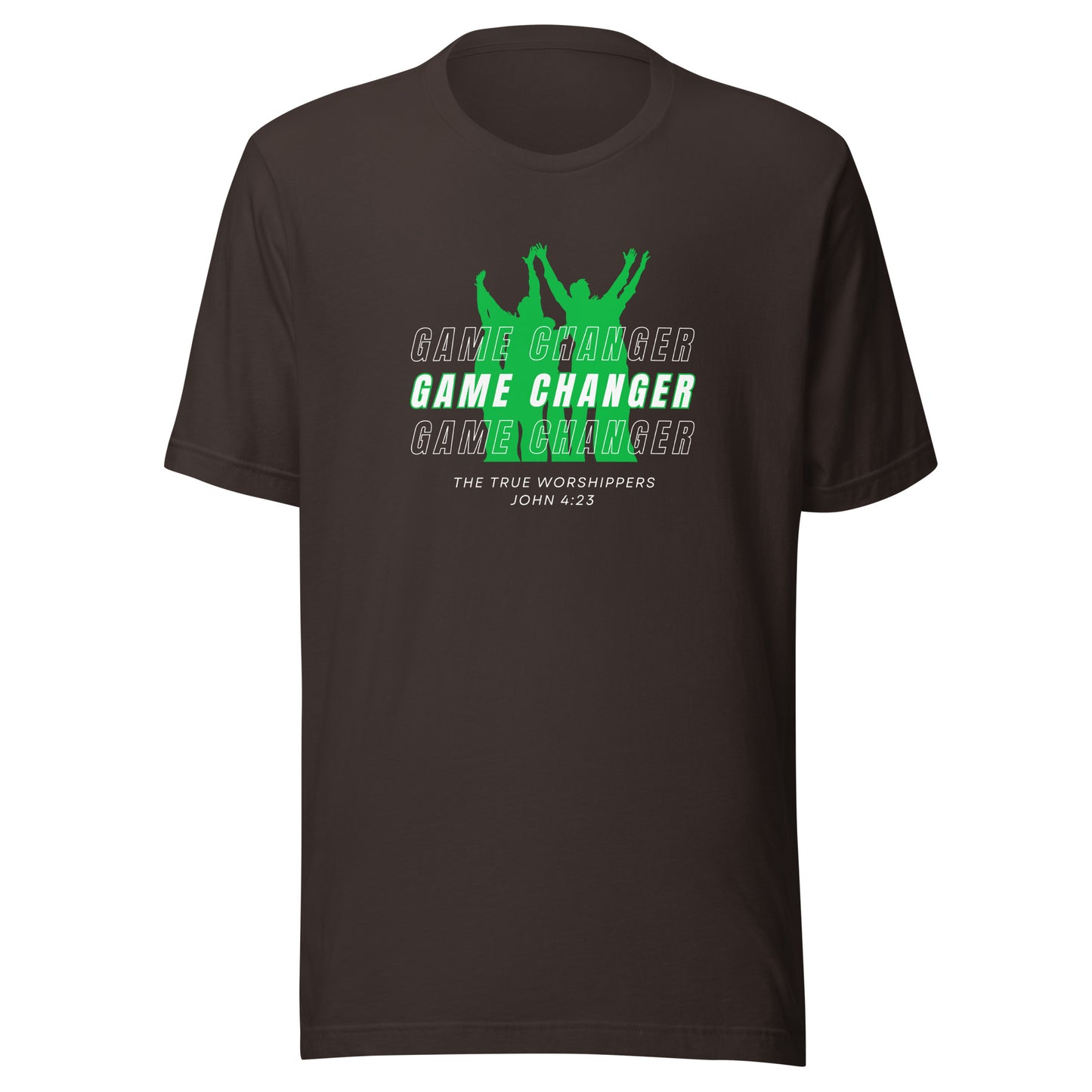 Game Changer (John 4:23) Green Print Unisex T-shirt
