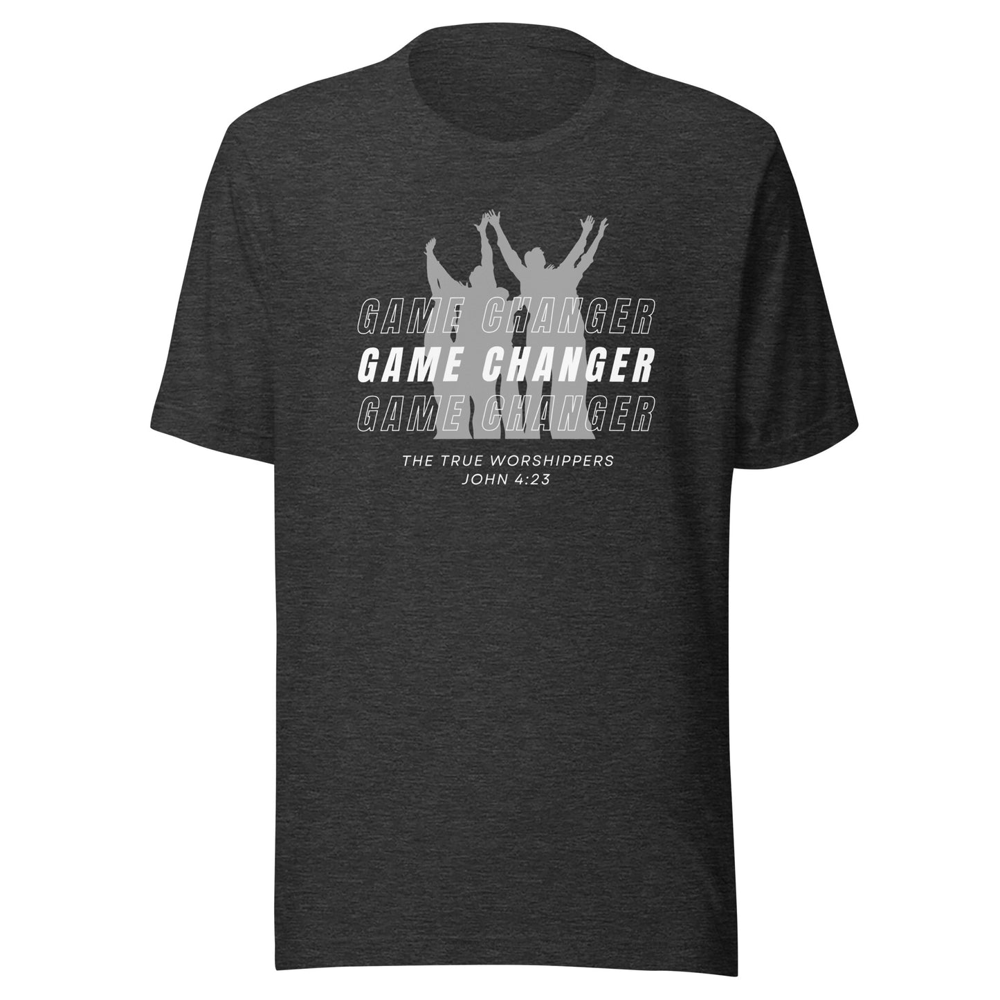 Game Changer Worship Gray (John 4:23) Unisex T-shirt