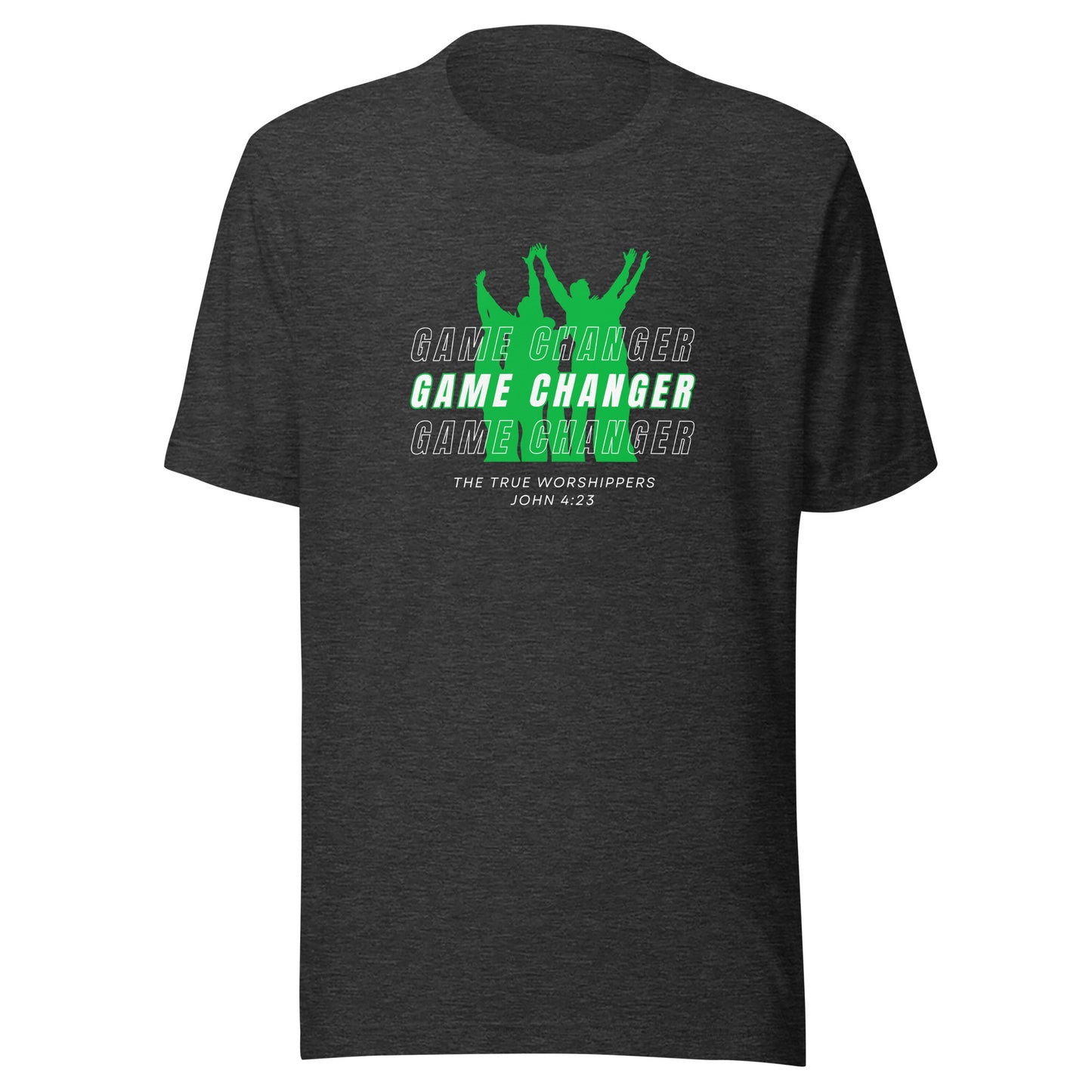 Game Changer (John 4:23) Green Print Unisex T-shirt
