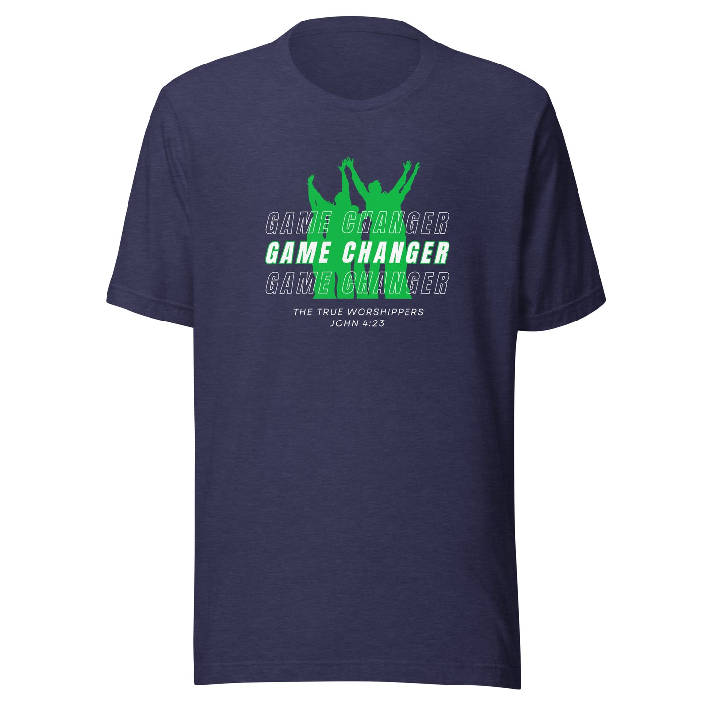 Game Changer (John 4:23) Green Print Unisex T-shirt