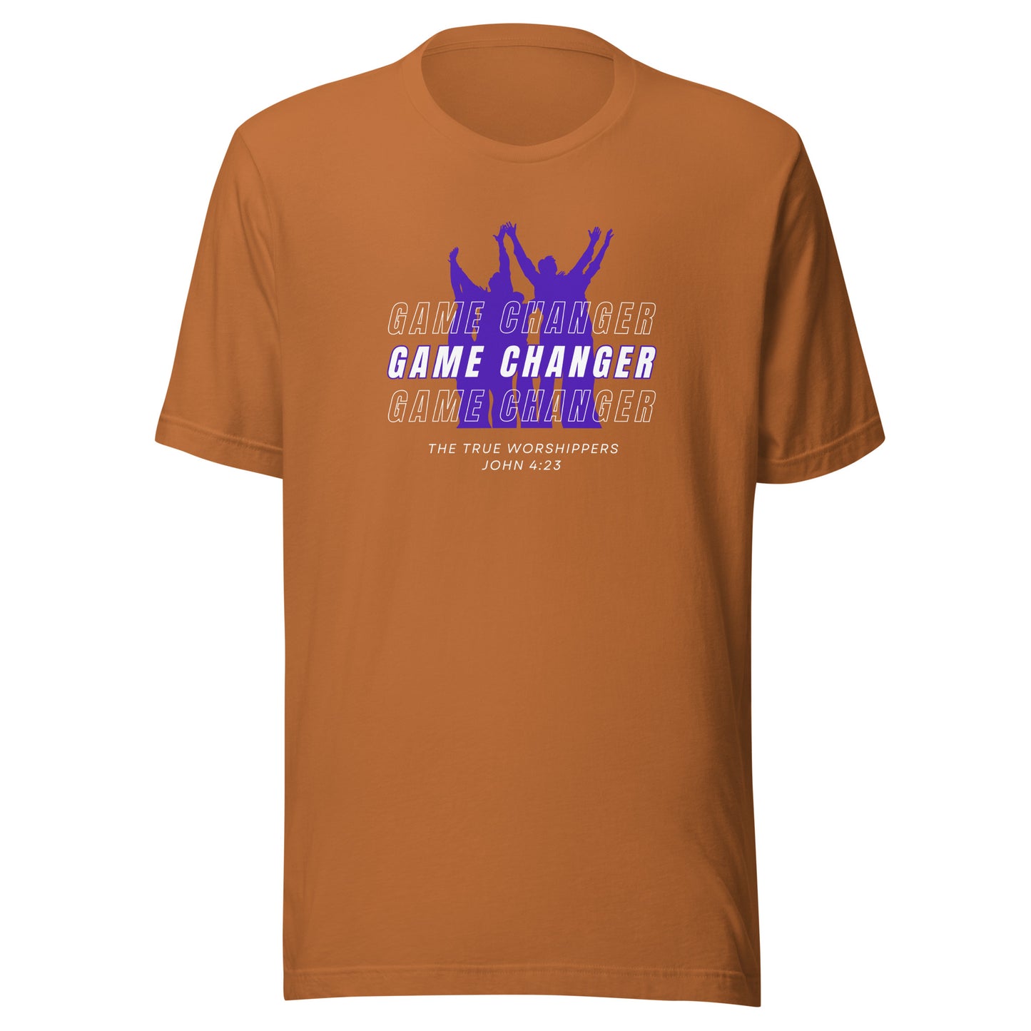 Game Changer (John 4:23) Purple Print Unisex T-shirt