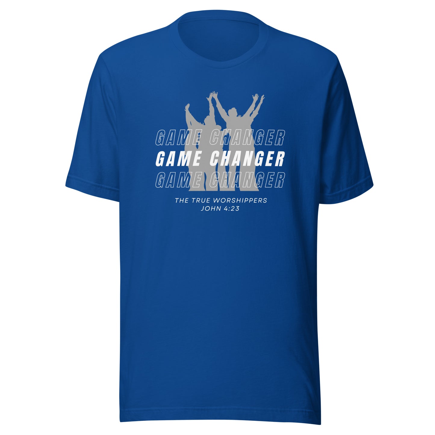 Game Changer Worship Gray (John 4:23) Unisex T-shirt