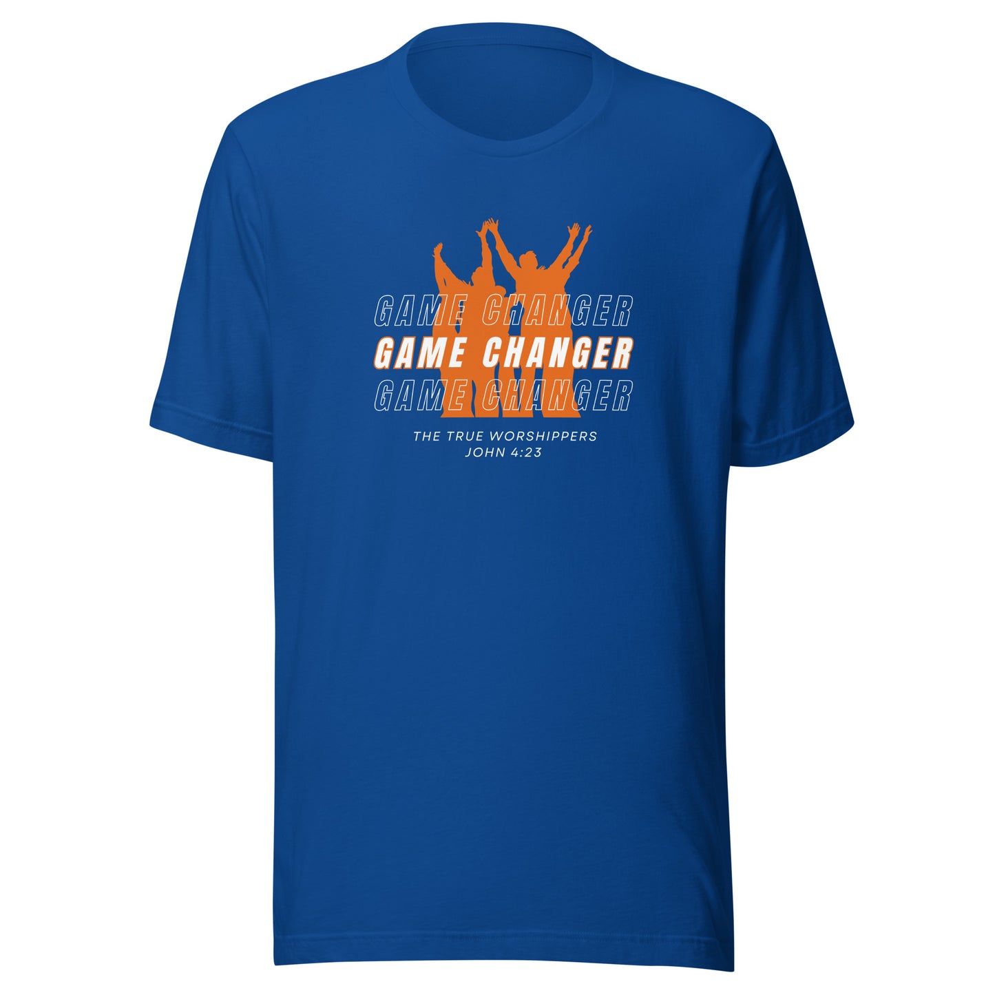 Game Changer (John 4:23) Orange Print Unisex T-shirt