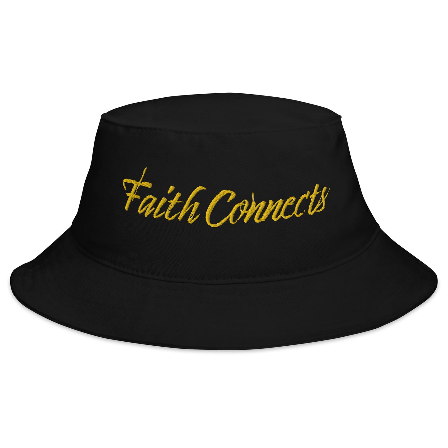 Faith Connects - Bucket Hat - Gold Print