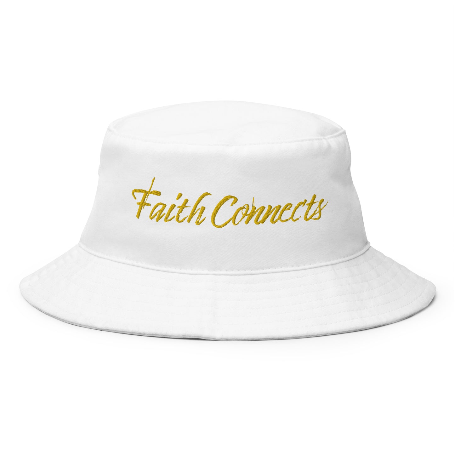 Faith Connects - Bucket Hat - Gold Print