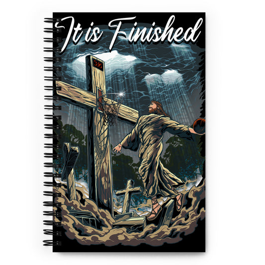 It Is Finished - Spiral notebook