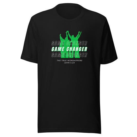 Game Changer (John 4:23) Green Print  Unisex T-shirt