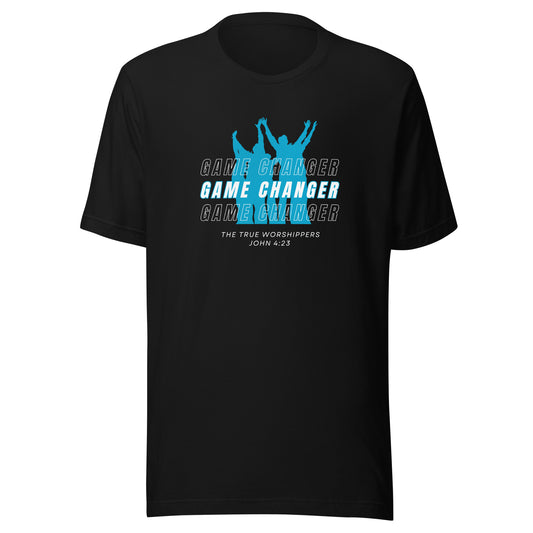 Game Changer (John 4:23) Teal Print  Unisex T-shirt