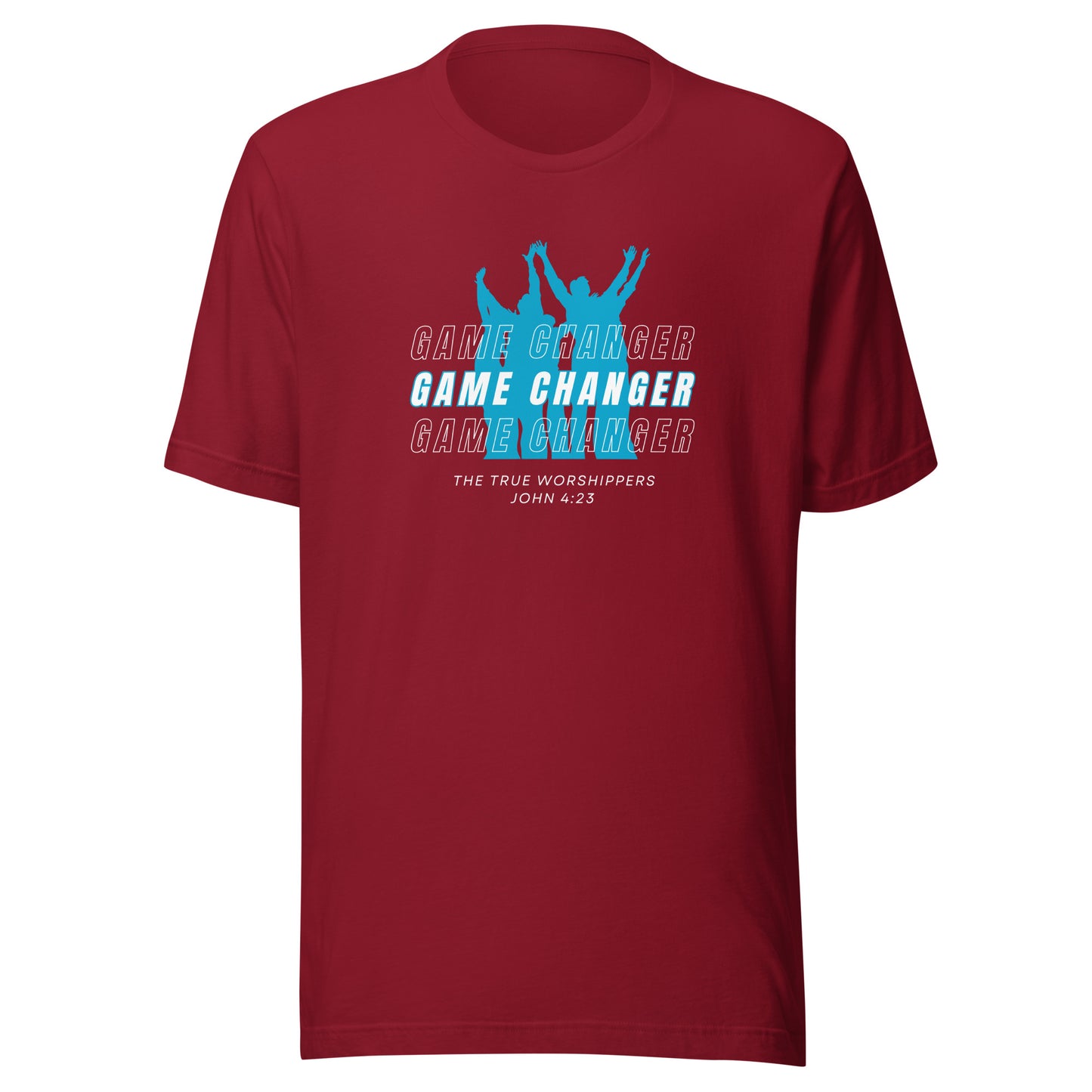 Game Changer (John 4:23) Teal Print  Unisex T-shirt