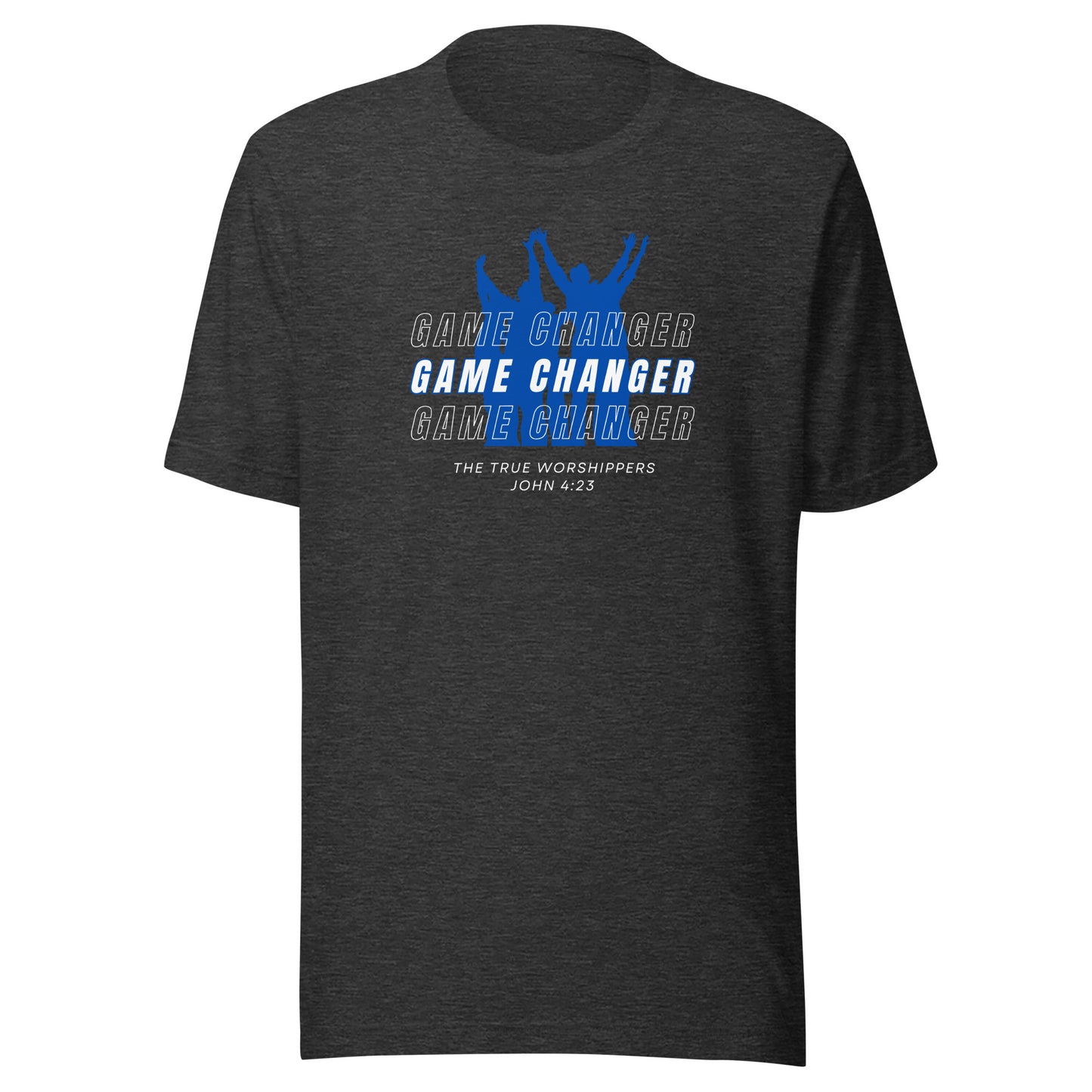 Game Changer (John 4:23) Blue Unisex t-shirt
