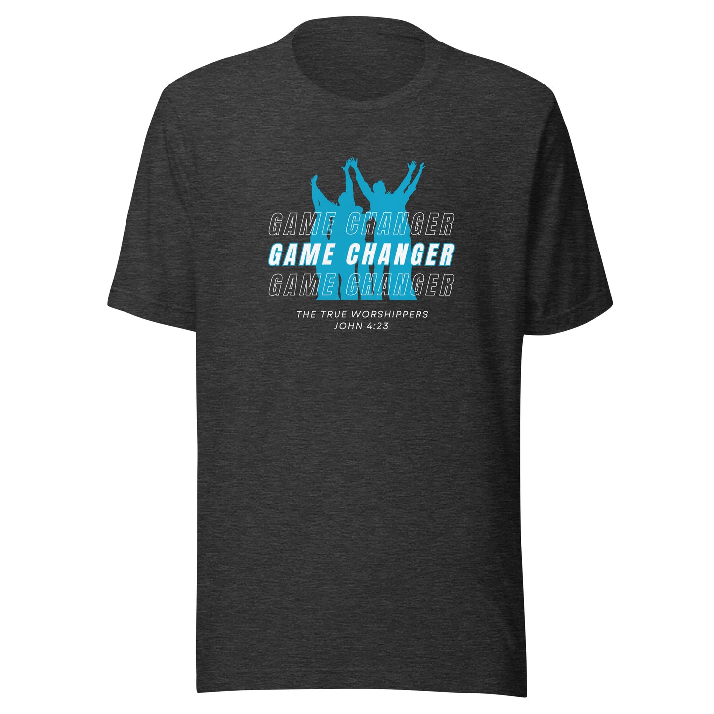 Game Changer (John 4:23) Teal Print  Unisex T-shirt
