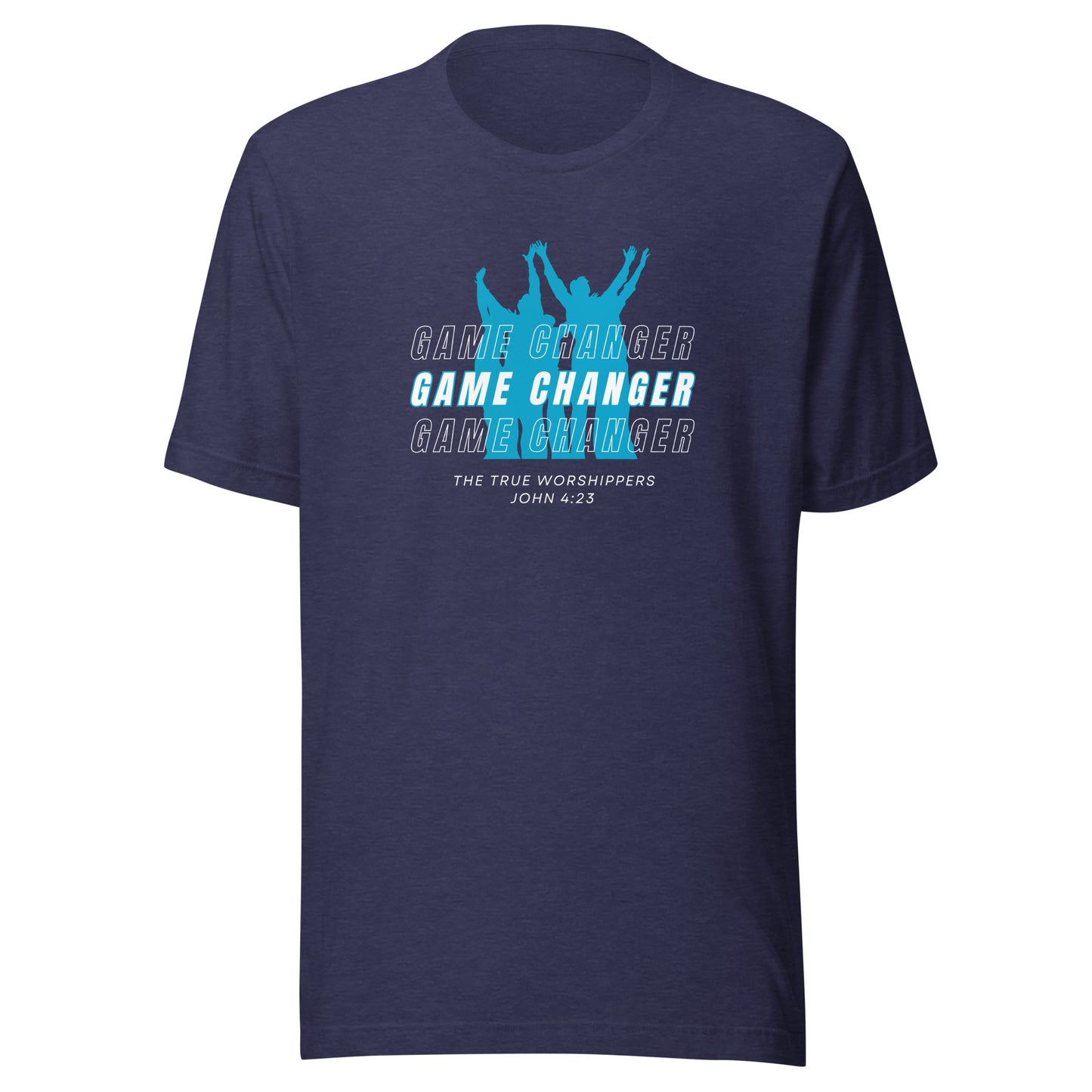 Game Changer (John 4:23) Teal Print  Unisex T-shirt