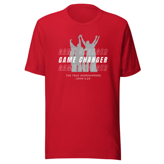 Game Changer Worship Gray (John 4:23) Unisex T-shirt