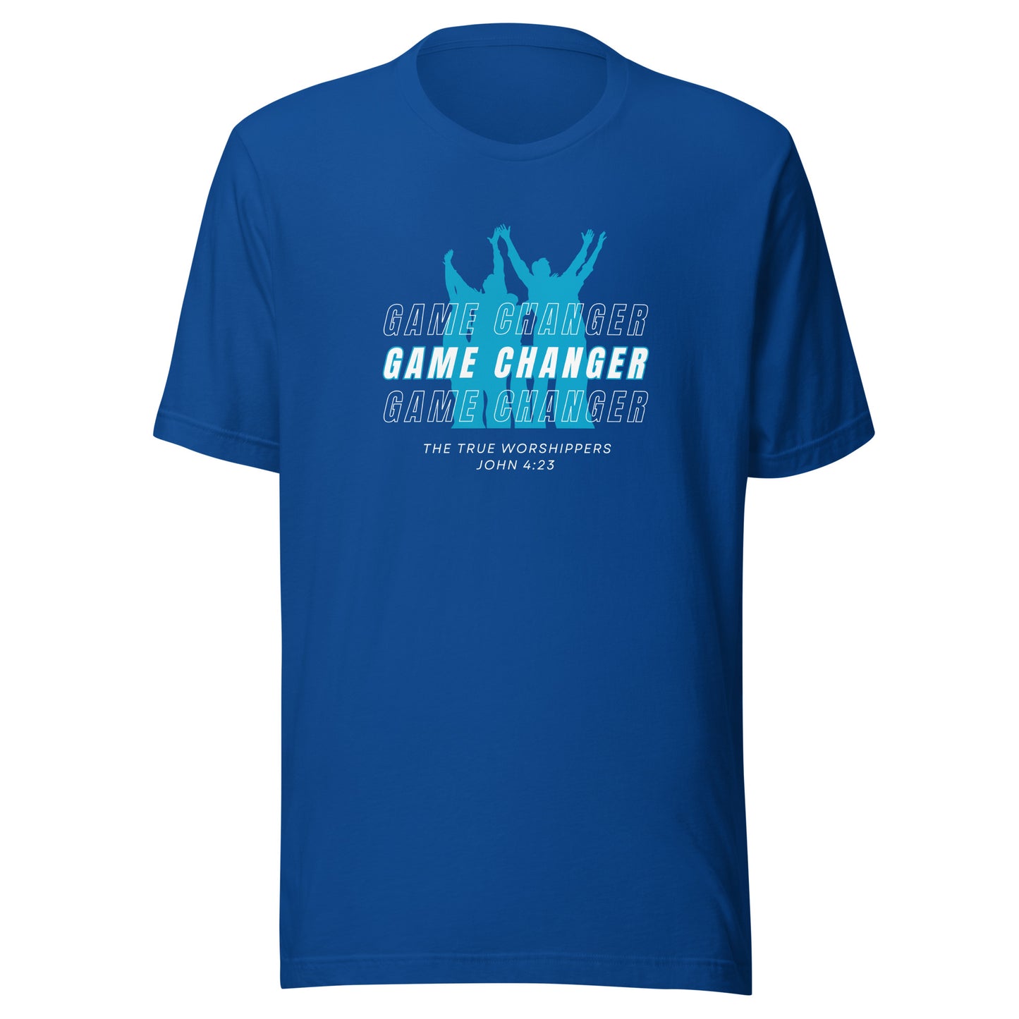 Game Changer (John 4:23) Teal Print  Unisex T-shirt