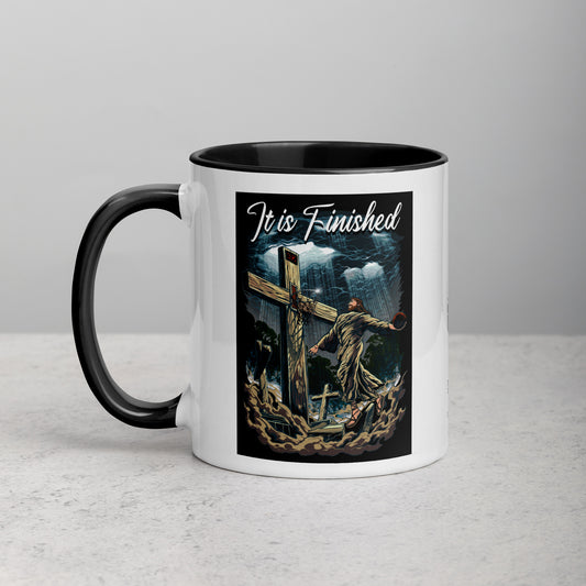 Taza con diseño terminado